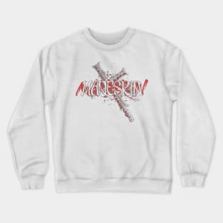 Måneskin cross logo vintage inspired Crewneck Sweatshirt